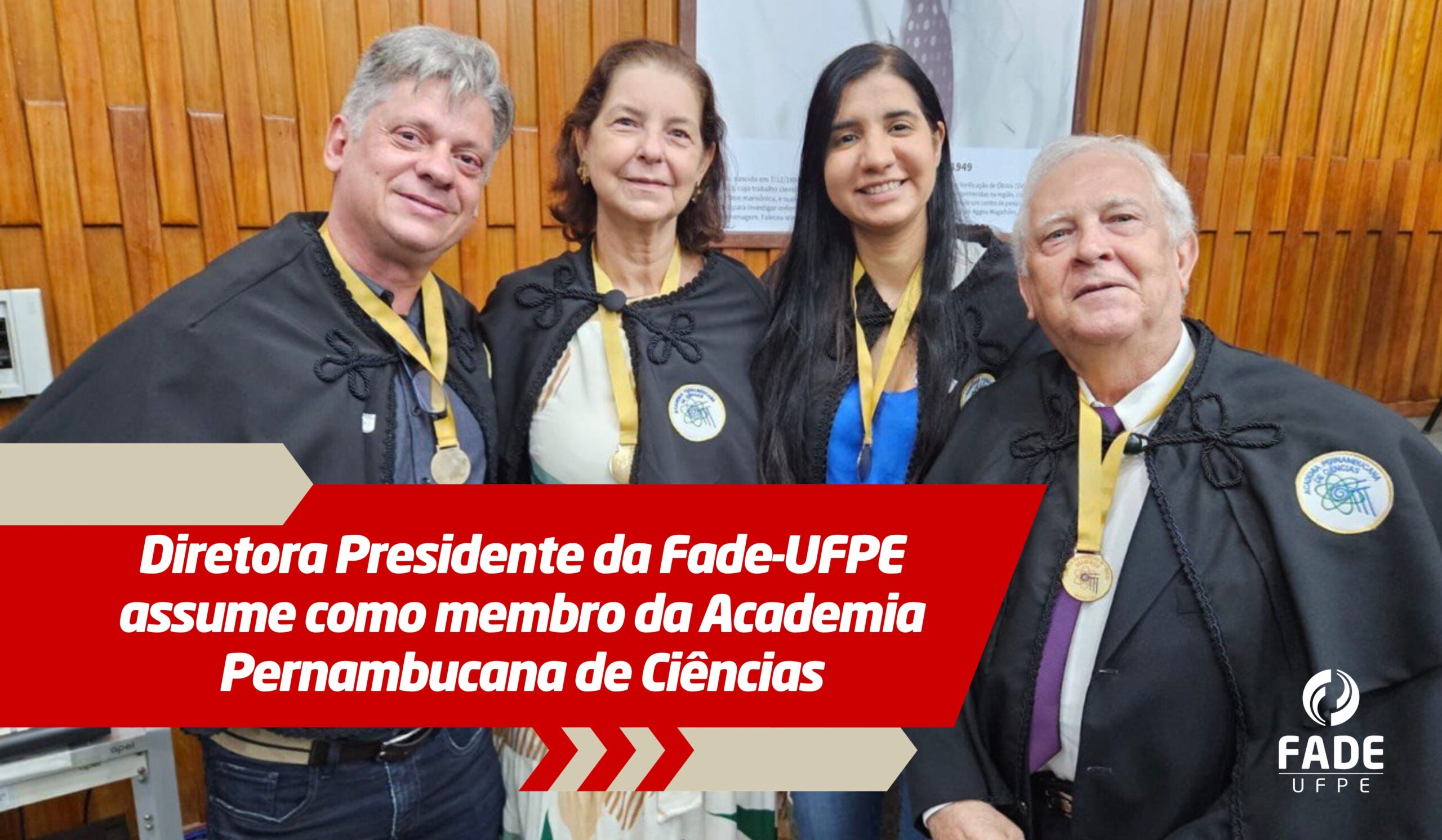 Diretora Presidente da Fade-UFPE assume como membro da Academia Pernambucana de Ciências