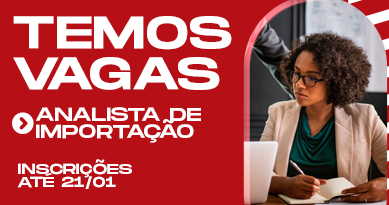 Temos Vaga na Fade-UFPE para Analista de Importação. inscrições até 21 de janeiro