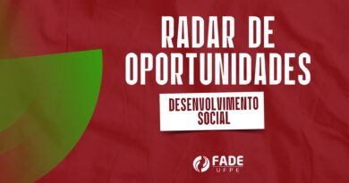 Radar de Oportunidades: Desenvolvimento Social. Fade-UFPE