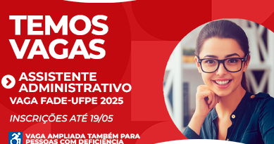 Temos Vagas. Assistente Administrativo.