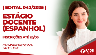 Estágio Docente - Espanhol, Edital 042/2025