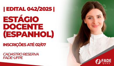 Estágio Docente - Espanhol, Edital 042/2025