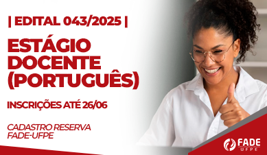 Estágio Docente - Português, Edital 043/2025